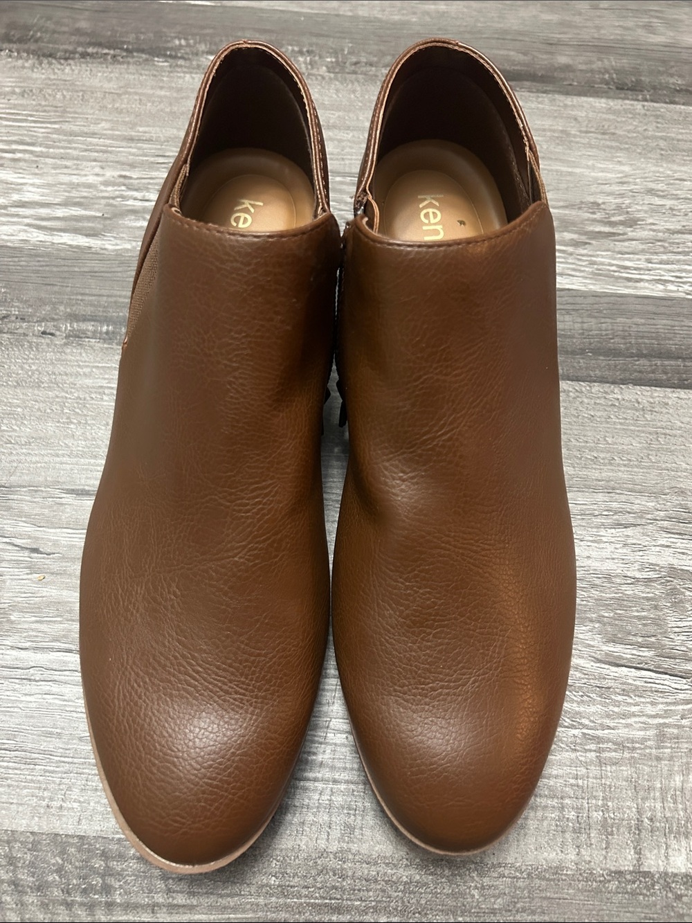 Kensie Women's Brown Slip-On Mule Clogs